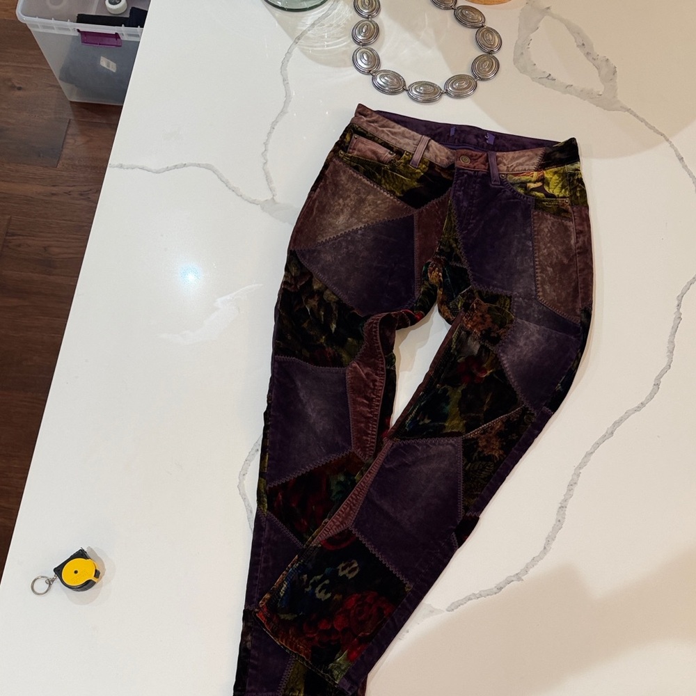 Special Edition Ralph Lauren Patchwork Velvet Pan… - image 1